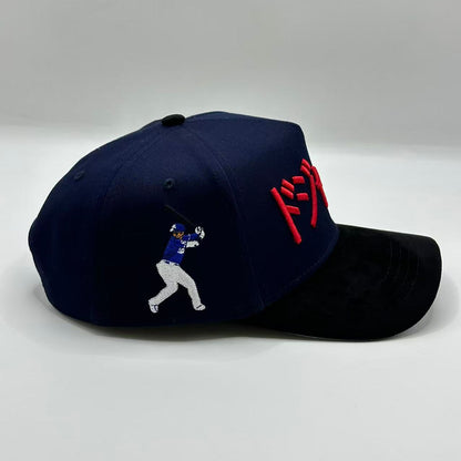 Cruces Premium Snapback - LA Ohtani Kanji (Navy)