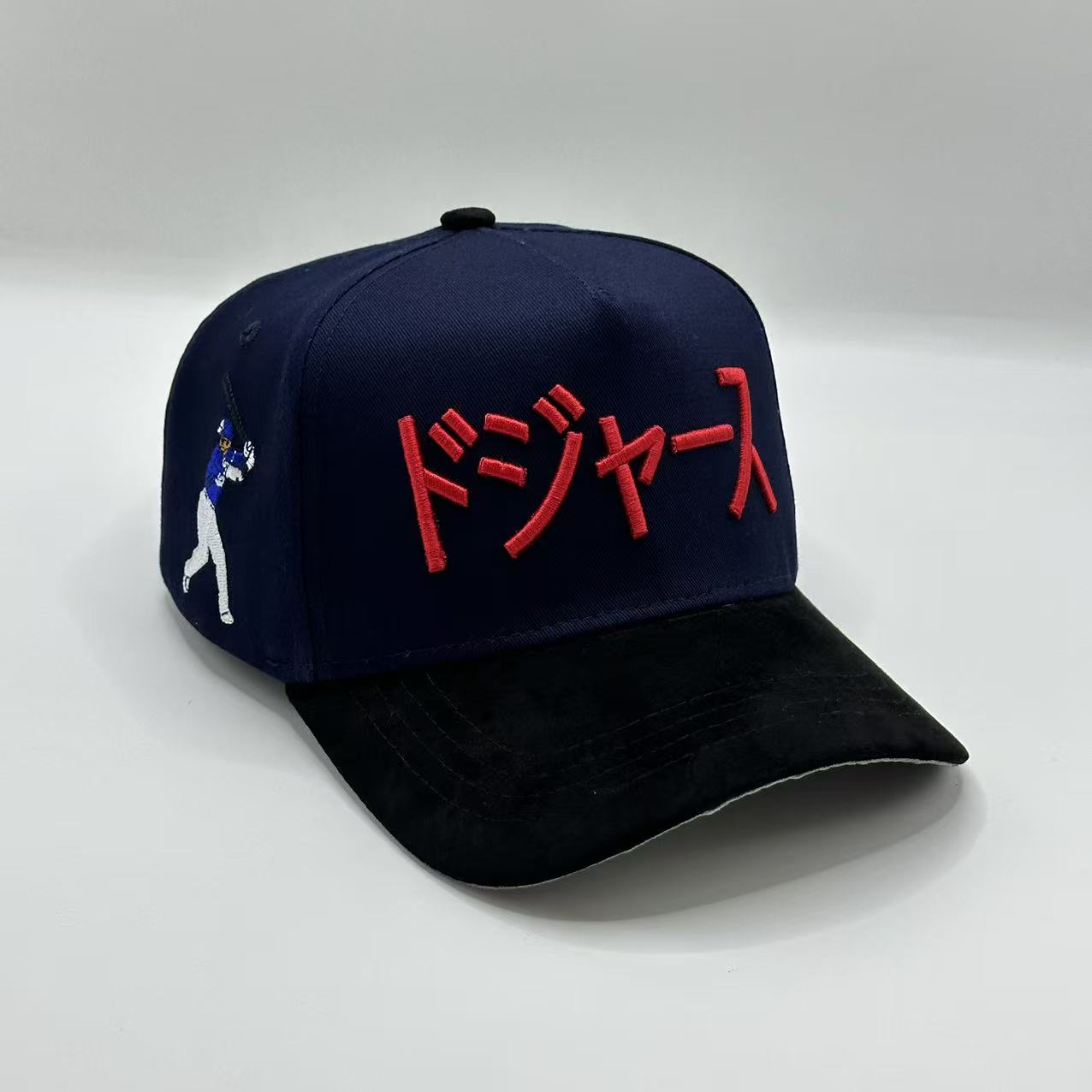 Cruces Premium Snapback - LA Ohtani Kanji (Navy)