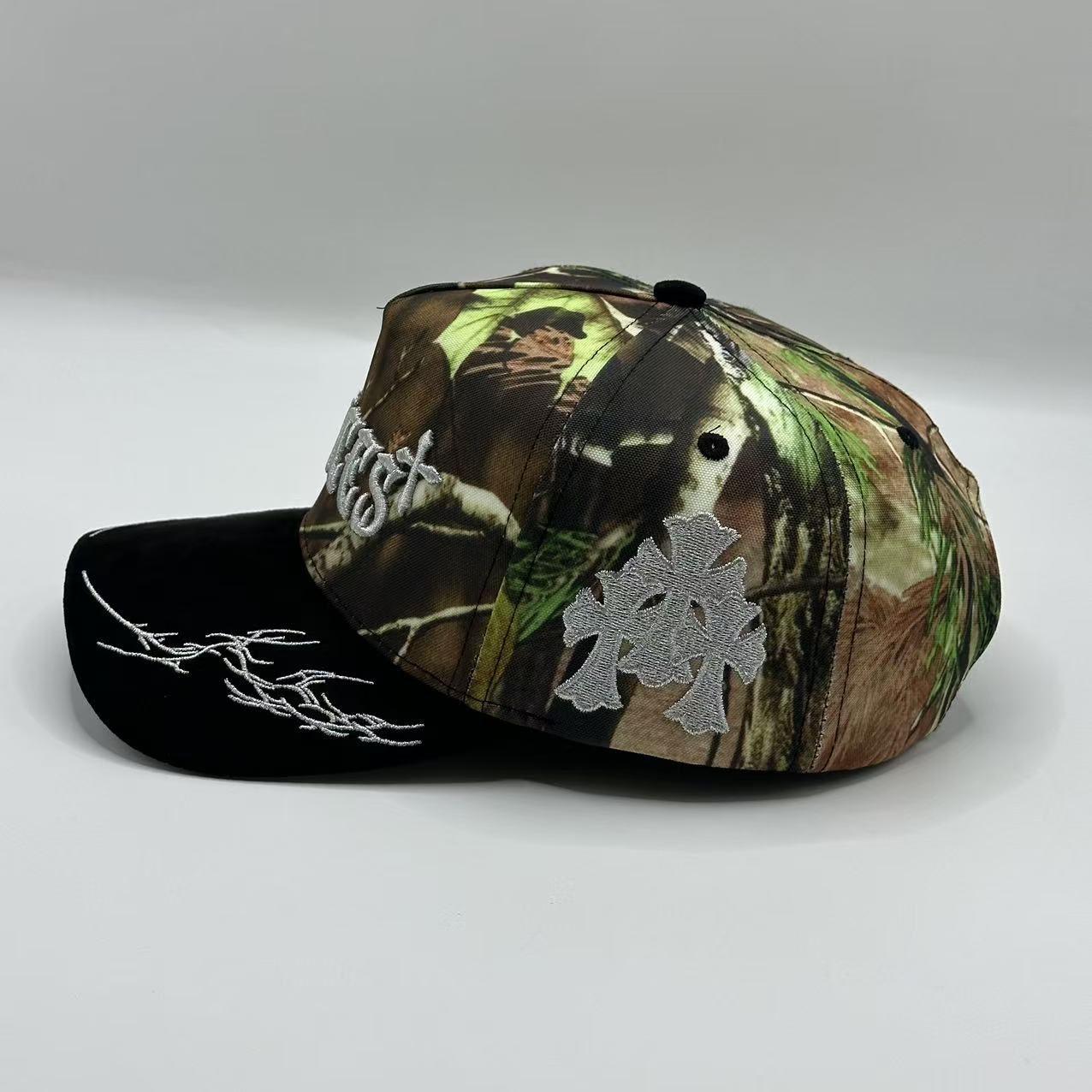 Cruces Premium Snapback - Camo Crosses