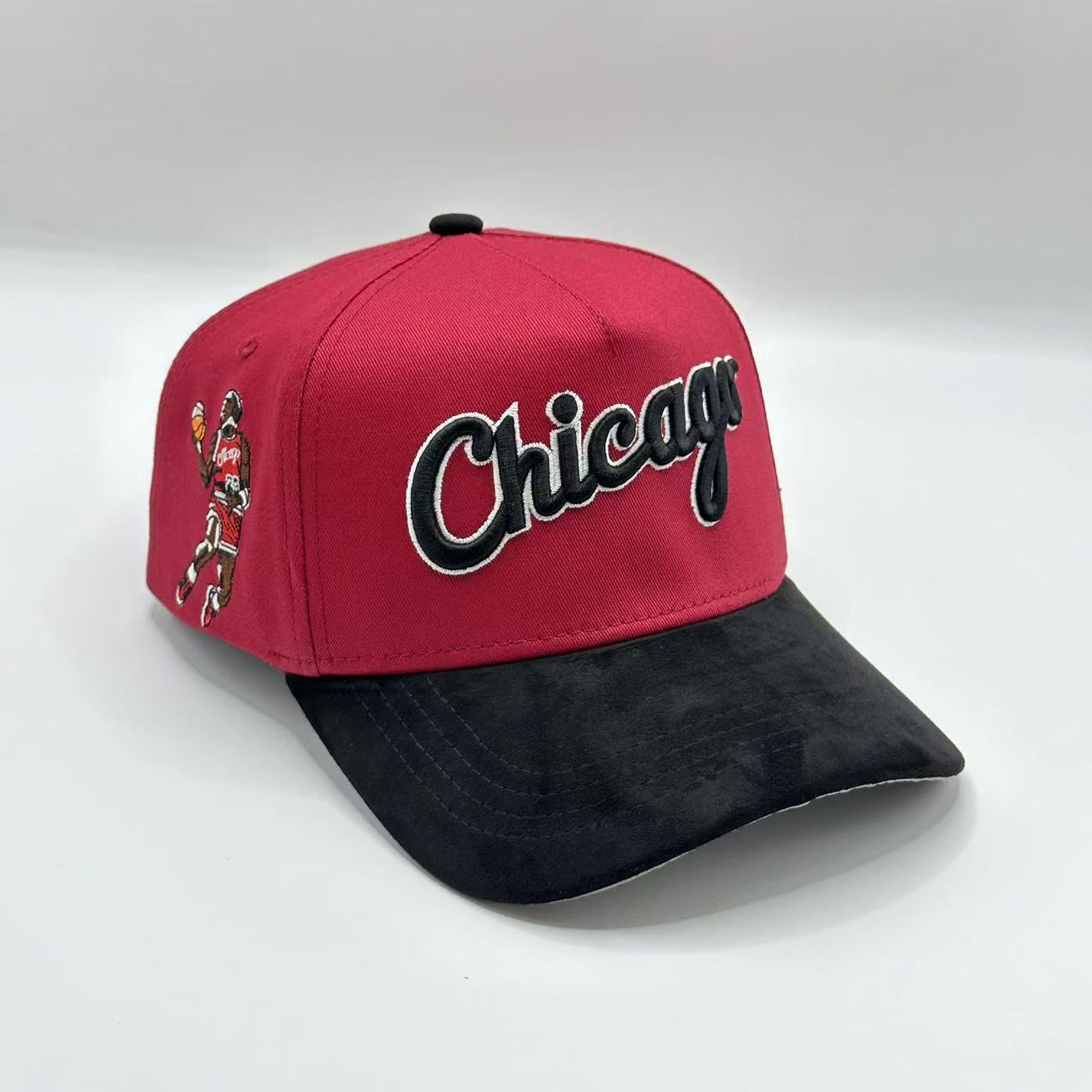 Cruces Premium Snapback - Chicago Jordan Red