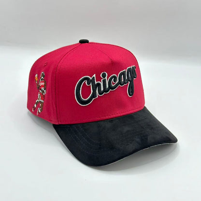 Cruces Premium Snapback - Chicago Jordan Red
