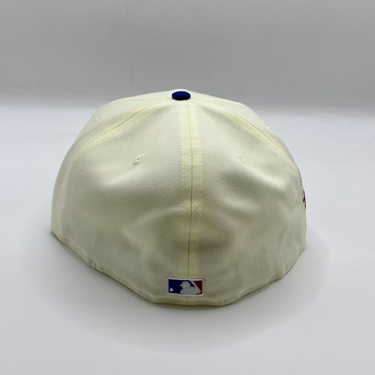 White Blue Los Angeles Dodgers Shohei Ohtani Cartoon Fitted Hat Cap - view 4