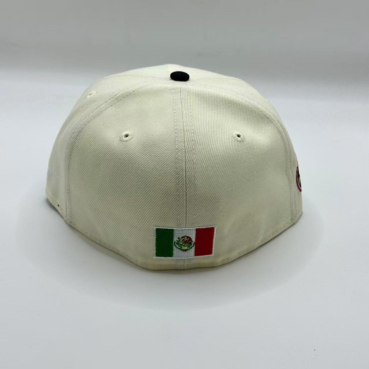 White Black Los Angeles Dodgers 50TH Anniversary SP Fitted Hat Fitted Cap - view 3