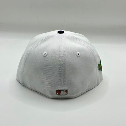 White Black New York Yankees World Series SP Fitted Hat Fitted Cap - view 3