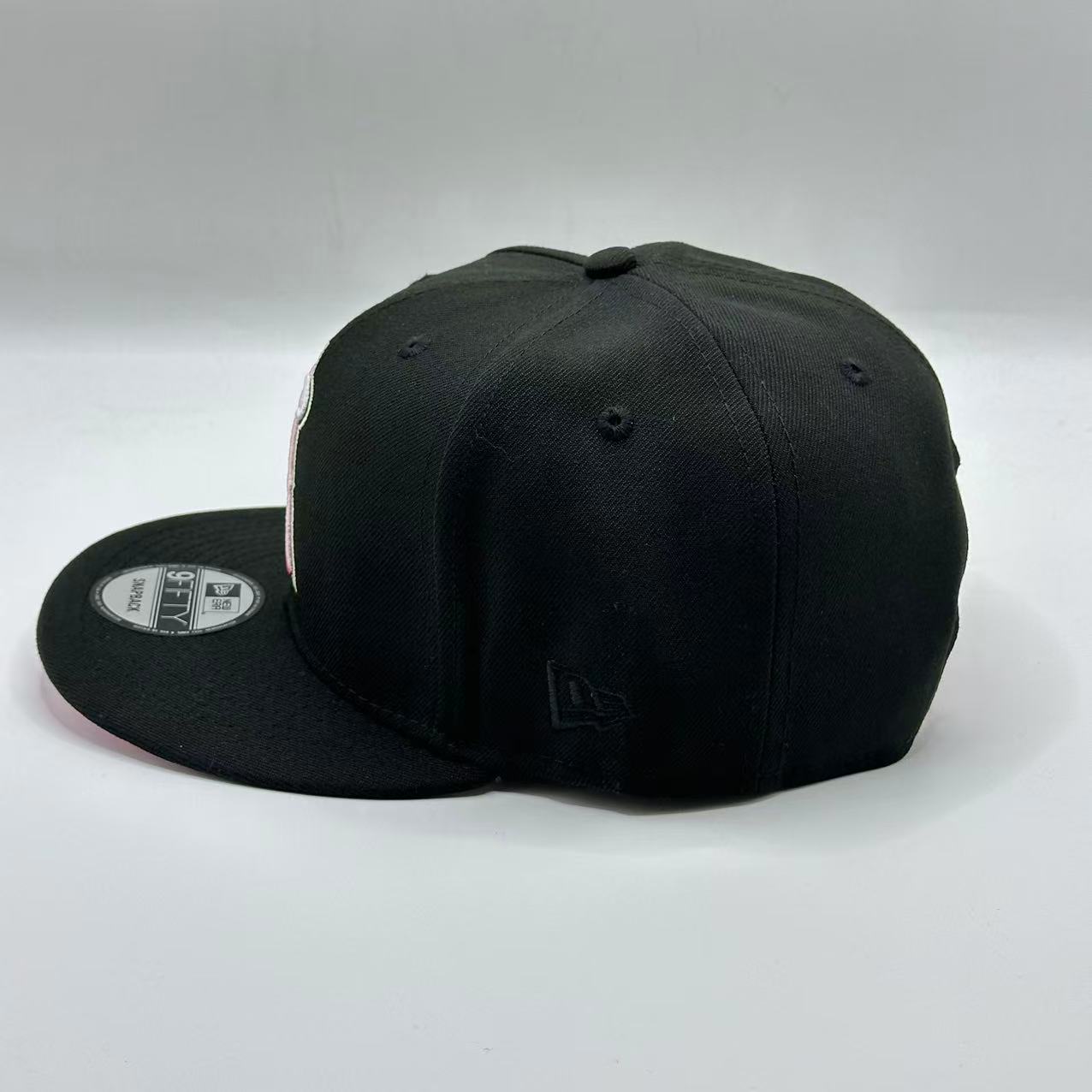 Black Los Angeles Angels ASG Side Patch Snapback - view 4