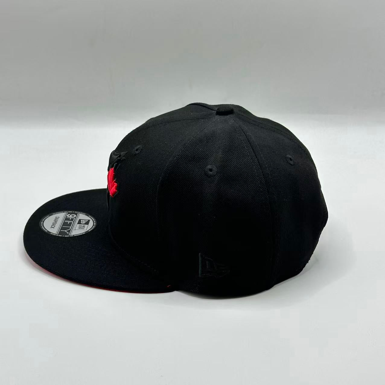 Black Red Toronto Blue Jays Snapback