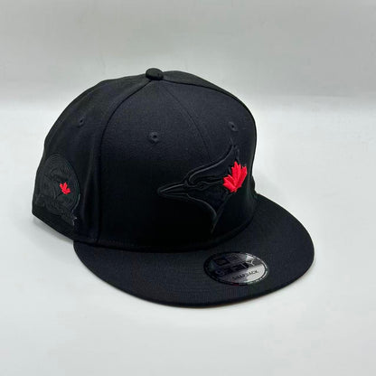 Black Red Toronto Blue Jays Snapback