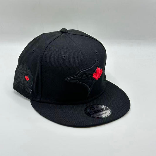 Black Red Toronto Blue Jays Snapback