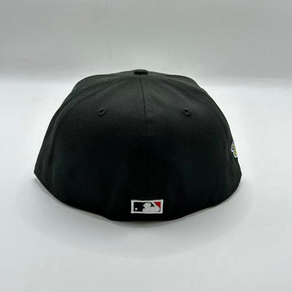 Black Grey New York Yankees 1996 World Series Fitted Hat Cap - view 4