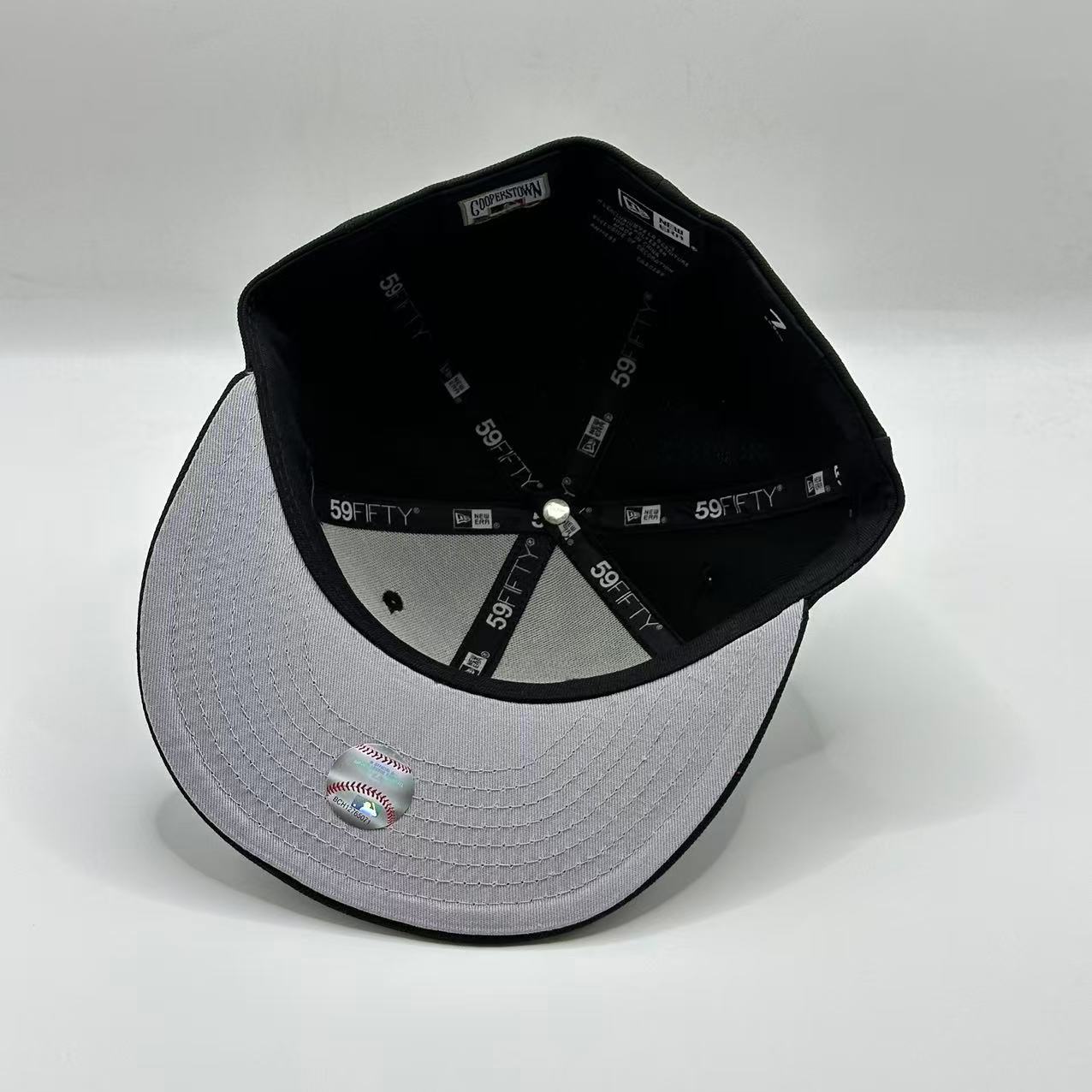 Black Los Angeles Dodgers 50TH Anniversary SP Fitted Cap - view 5