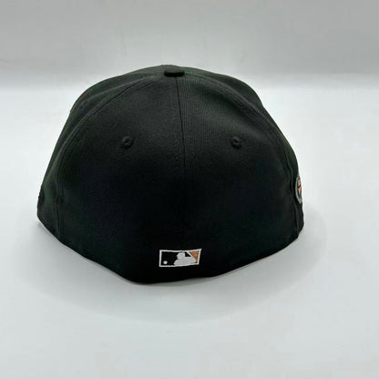 Black Los Angeles Dodgers 50TH Anniversary SP Fitted Cap - view 3