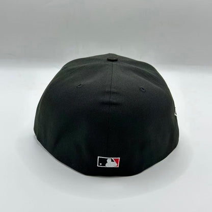 Black New York Yankees 1999 World Series Fitted Cap - view 3