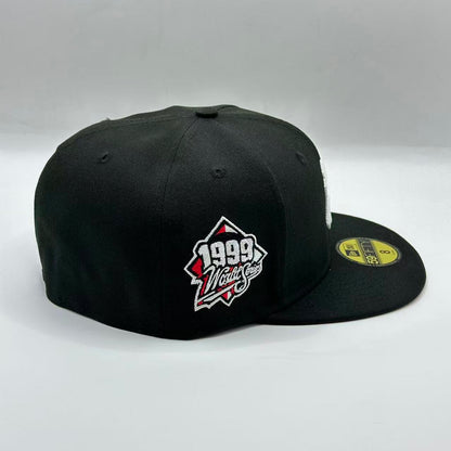 Black New York Yankees 1999 World Series Fitted Cap - view 4