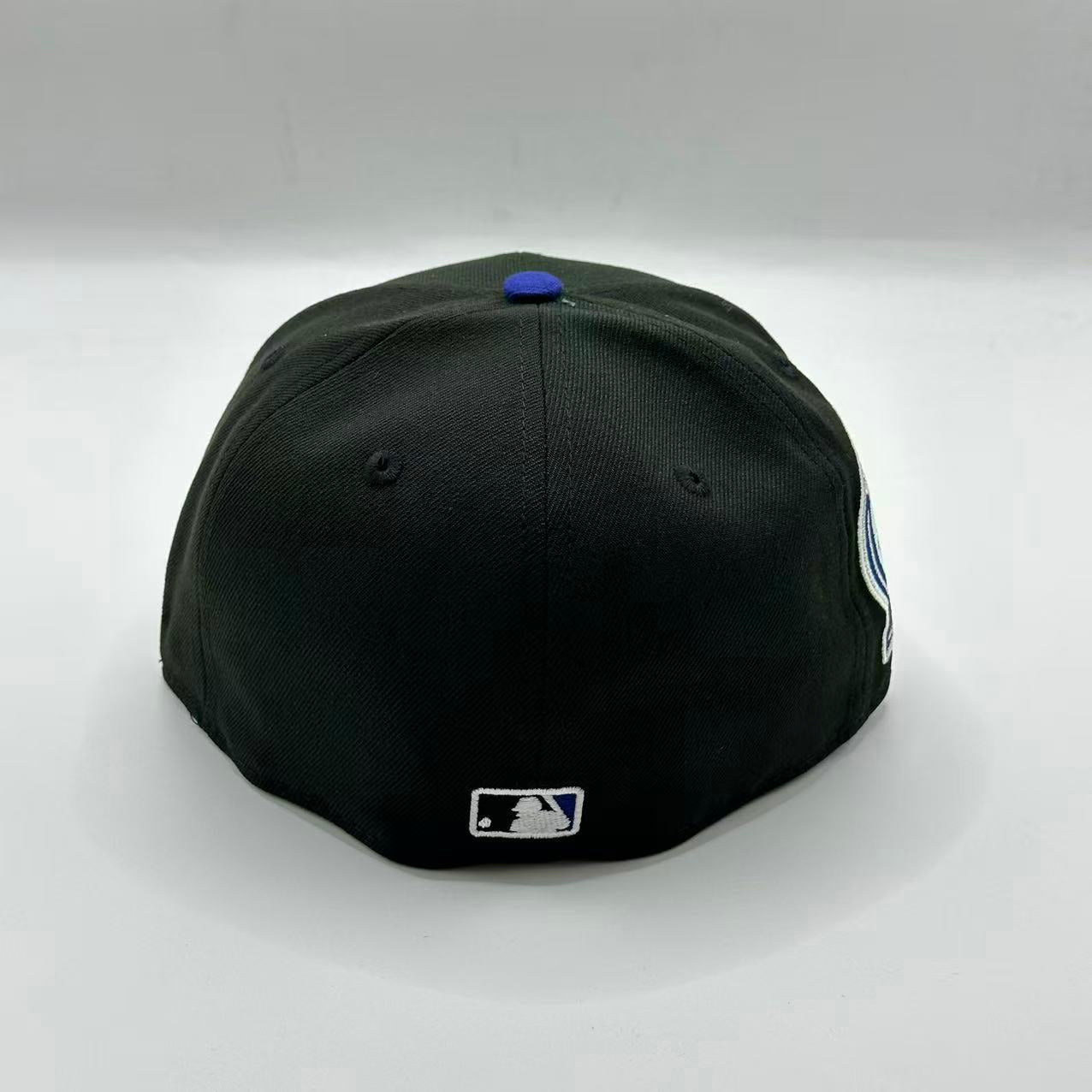 Black Blue Los Angeles Dodgers Shohei Ohtani 17 SP Fitted Cap - view 3