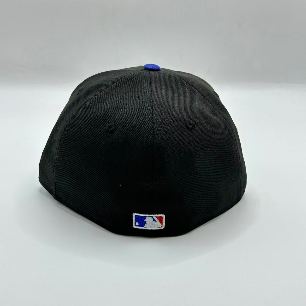 Black Blue Los Angeles Dodgers Fitted Cap - view 3