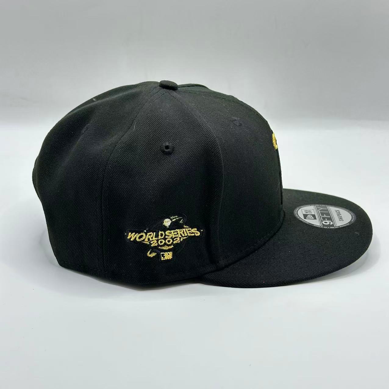 Black Los Angeles Angels 2002 World Series Snapback - view 4