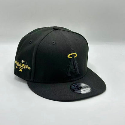 Black Los Angeles Angels 2002 World Series Snapback