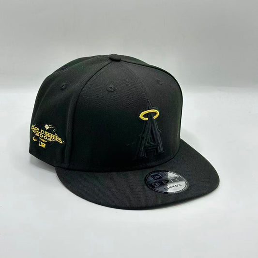 Black Los Angeles Angels 2002 World Series Snapback