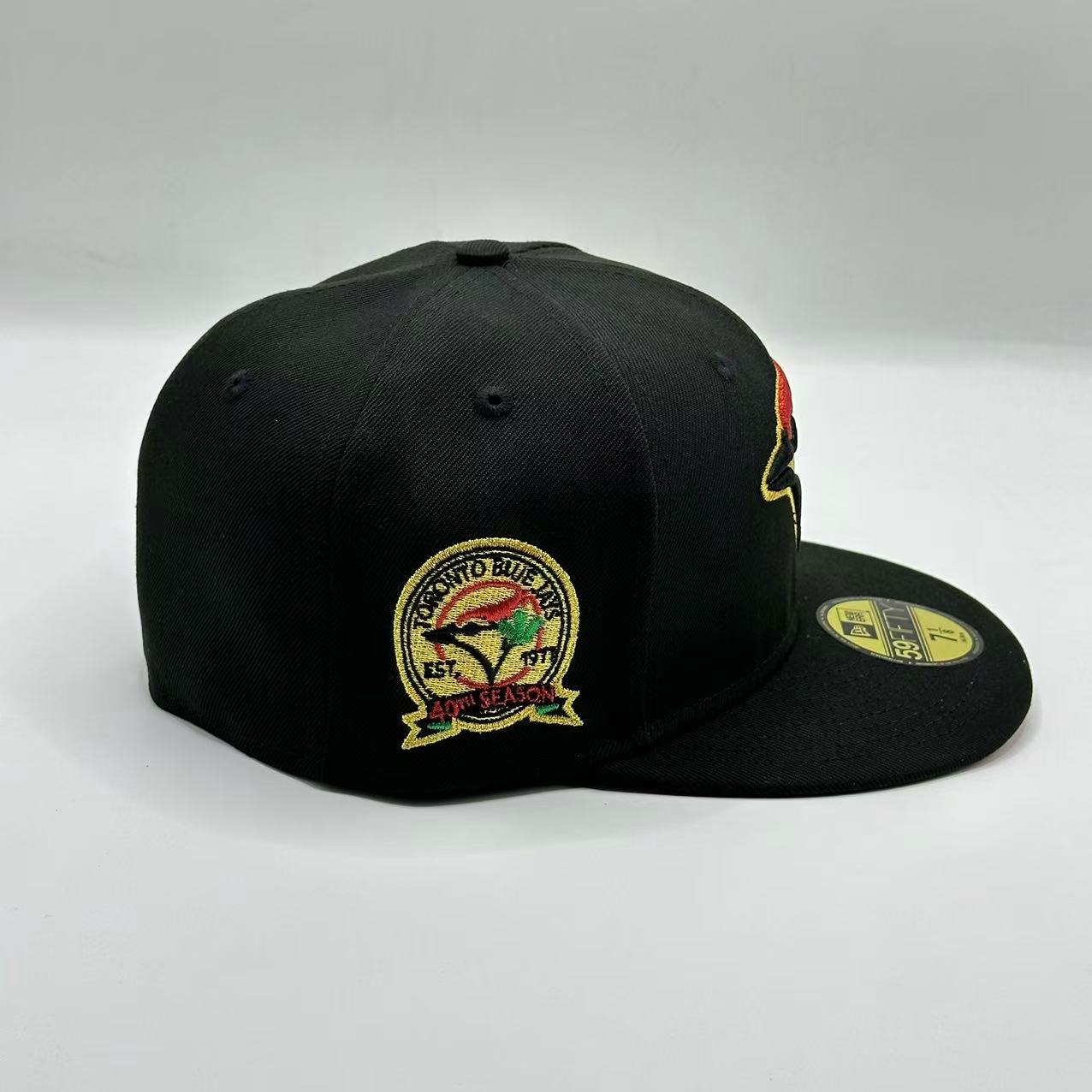 Black Toronto Blue Jays 40TH Season SP Fitted Cap - view 4