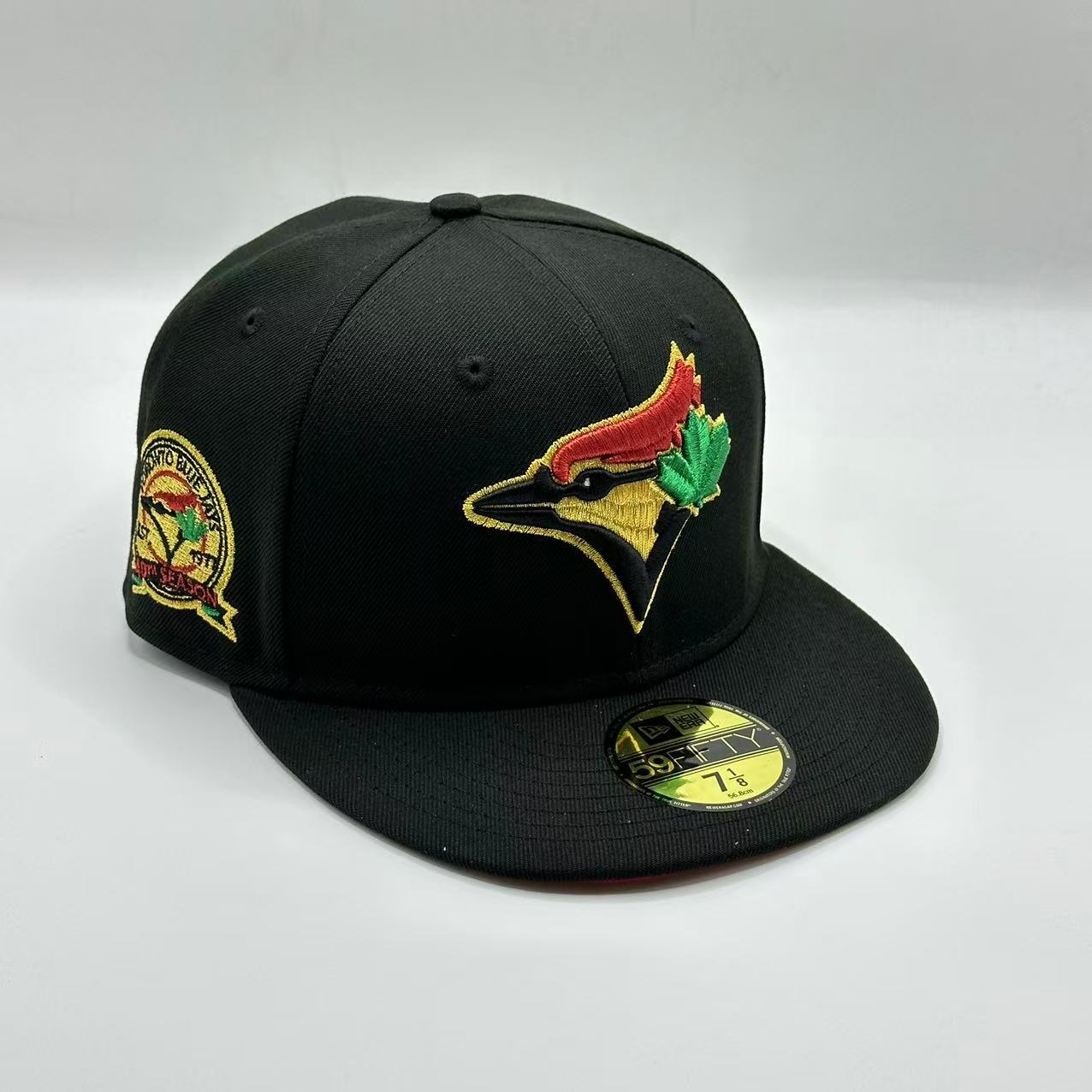 Black Toronto Blue Jays 40TH Season SP Fitted Cap