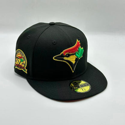 Black Toronto Blue Jays 40TH Season SP Fitted Cap