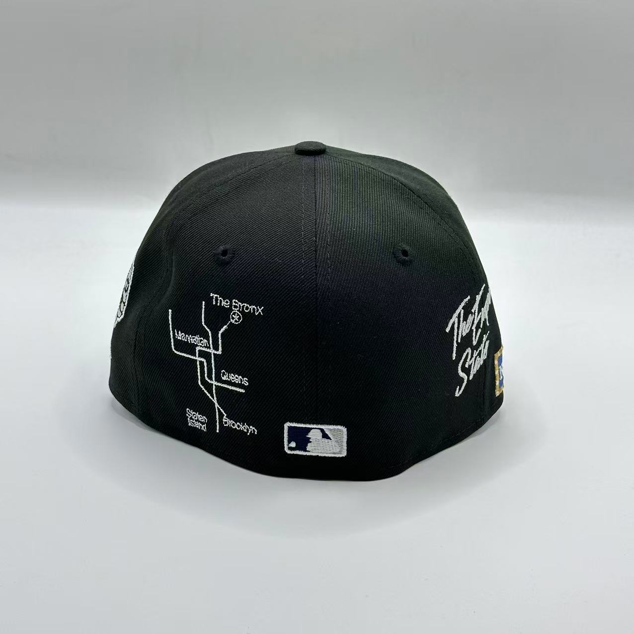 Black New York Yankees Statue of Liberty FP Fitted Cap - view 3