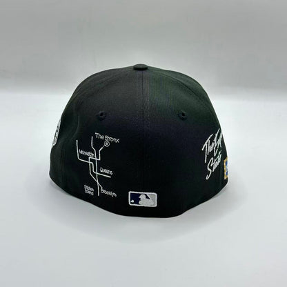 Black New York Yankees Statue of Liberty FP Fitted Cap - view 3