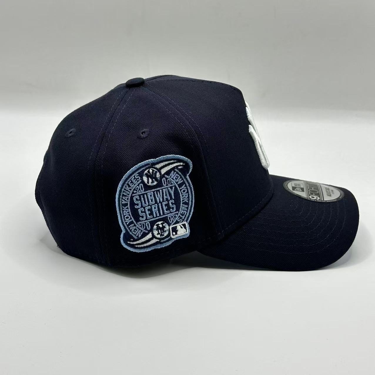 Black New York Yankees 2000 Subway Series A Frame Snapback - view 4