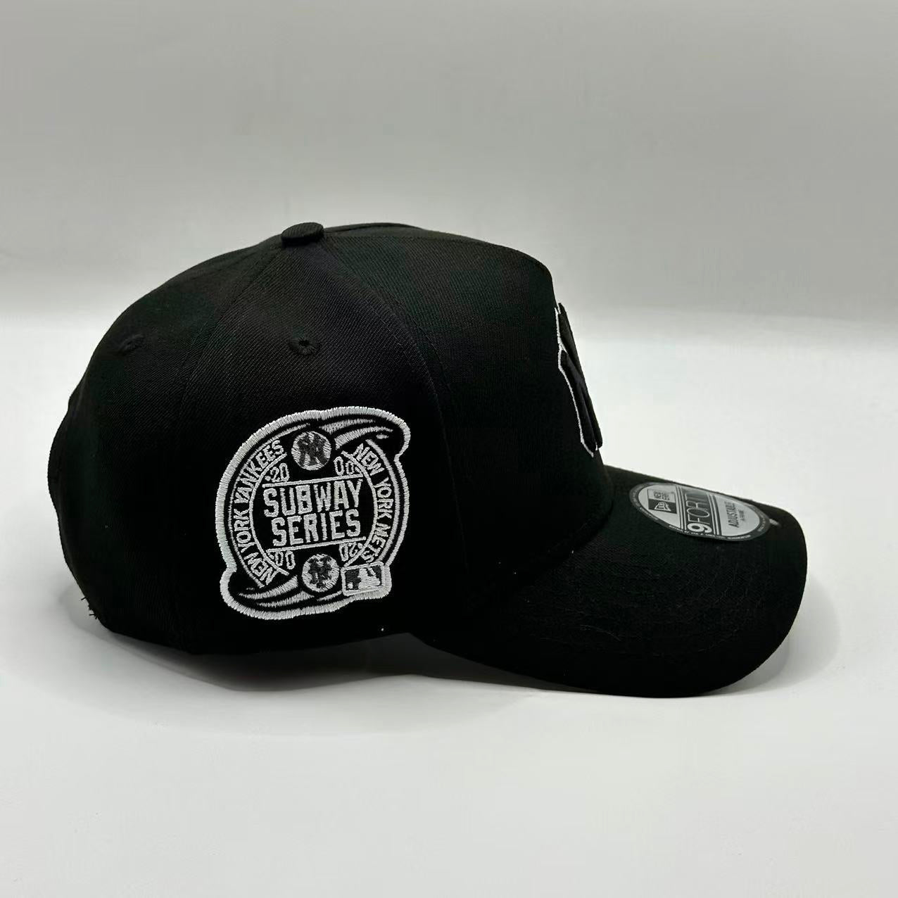 Black New York Yankees 2000 Subway Series SP A Frame Snapback - view 4