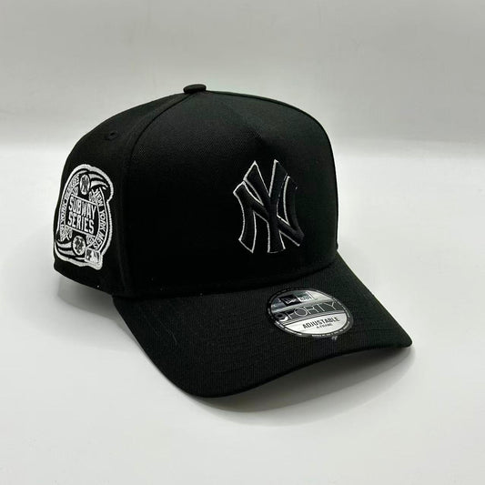 Black New York Yankees 2000 Subway Series SP A Frame Snapback