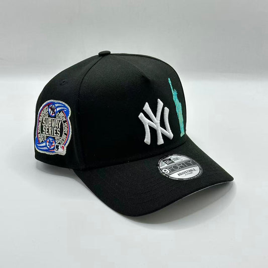 Black New York Yankees Statue of Liberty SP A Frame Snapback