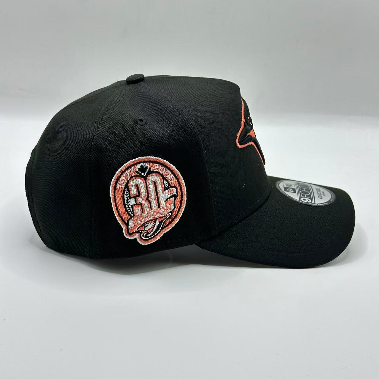 Black Orange Toronto Blue Jays 30TH Season SP A Frame Snapback - view 4