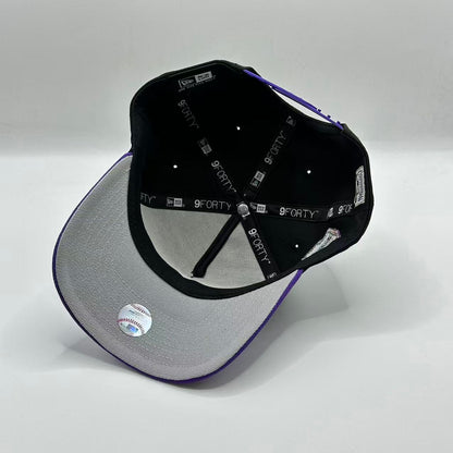 Black Purple Arizona Diamond Bucks 1998 Inaugural Season SP A Frame Snapback - view 5