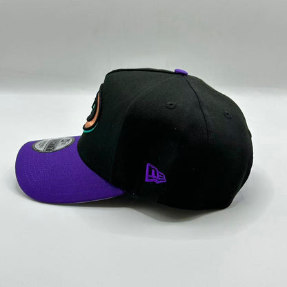 Black Purple Arizona Diamond Bucks 1998 Inaugural Season SP A Frame Snapback - view 2