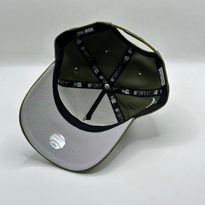 Olive Green New York Yankees 75TH Anniversary SP A Frame Snapback - view 5