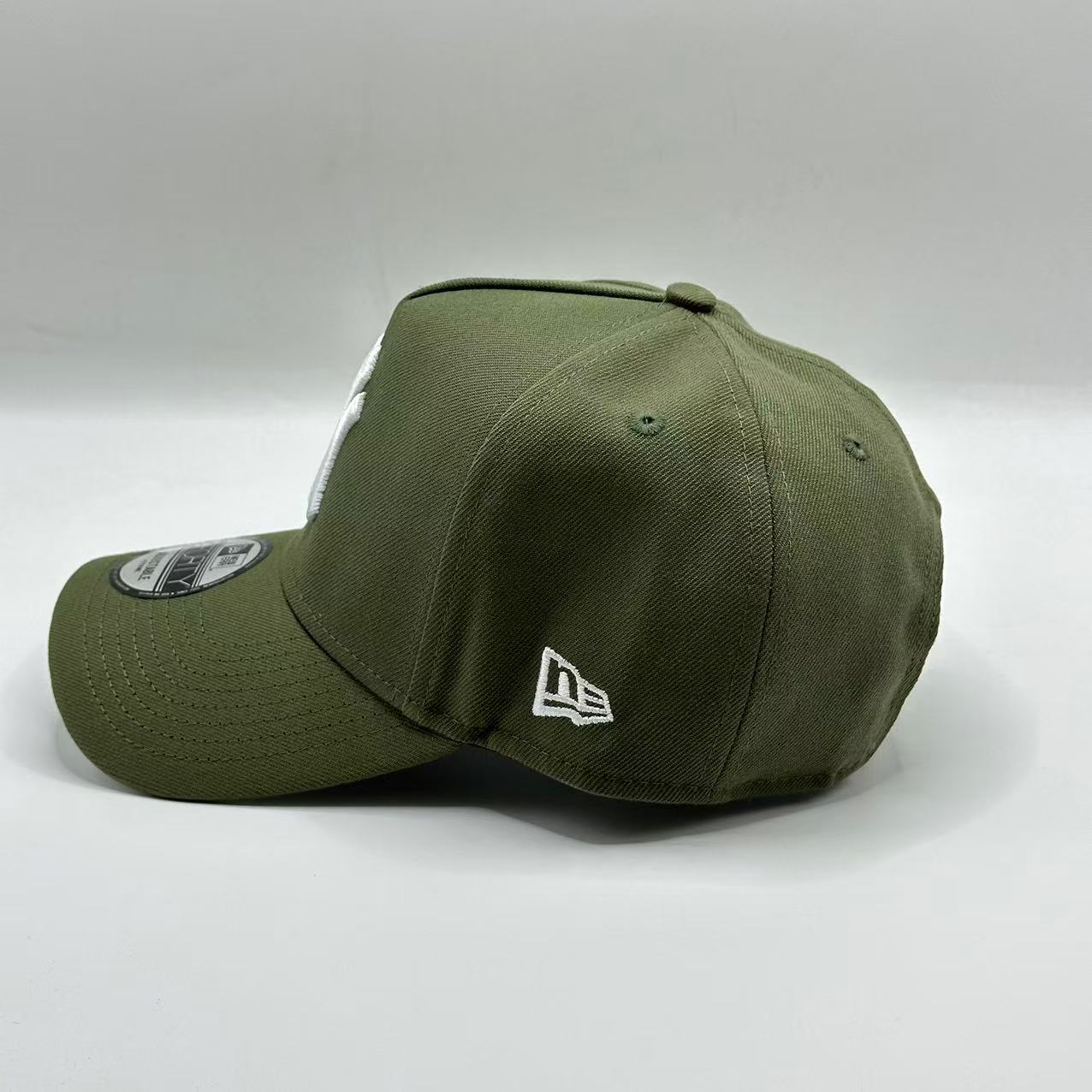 Olive Green New York Yankees 75TH Anniversary SP A Frame Snapback - view 2