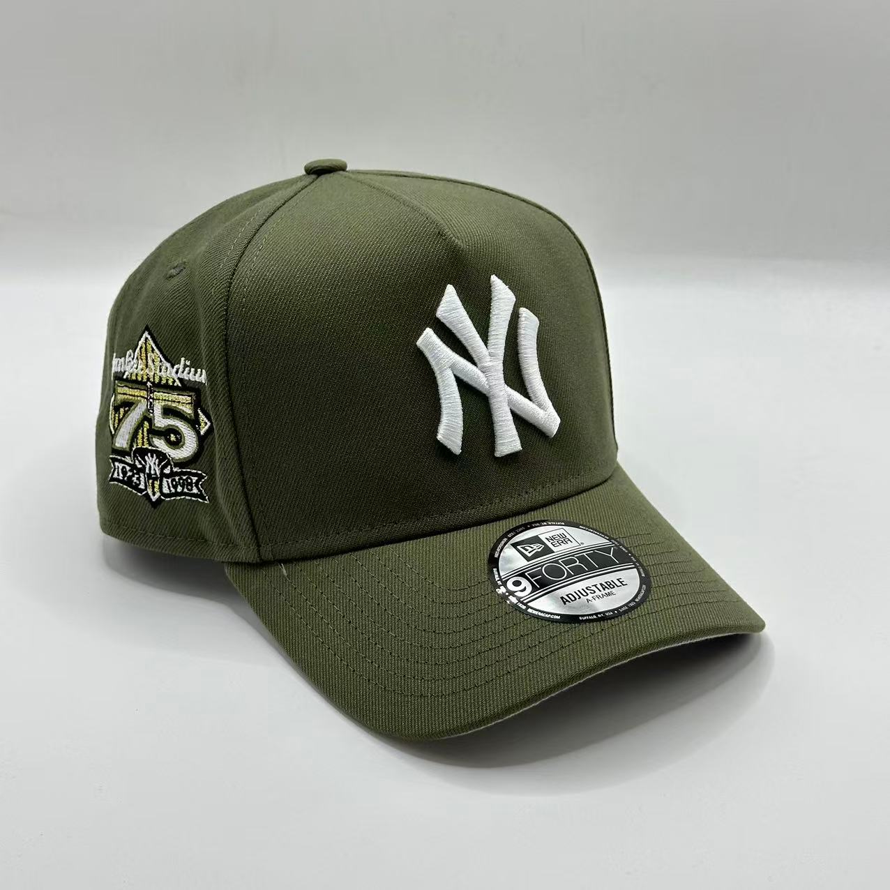 Olive Green New York Yankees 75TH Anniversary SP A Frame Snapback