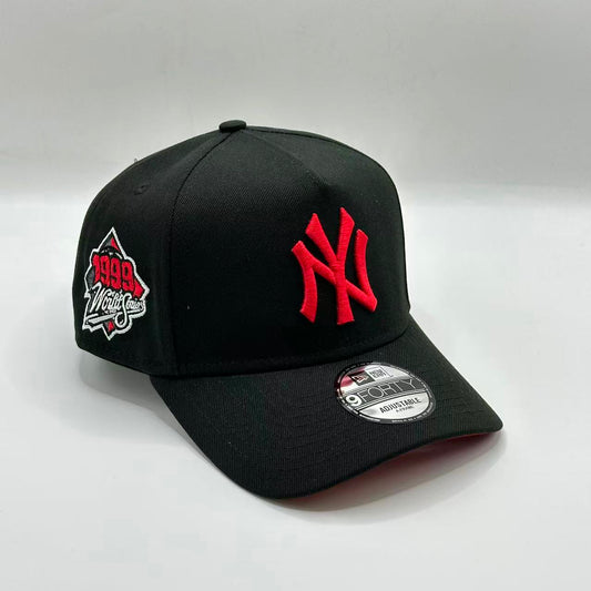 Black New York Yankees 1999 World Series SP A Frame Snapback