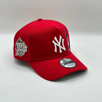 Red New York Yankees Statue of Liberty 1999 World Series SP A Frame Snapback