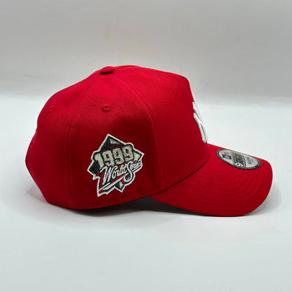 Red New York Yankees Statue of Liberty 1999 World Series SP A Frame Snapback - view 2