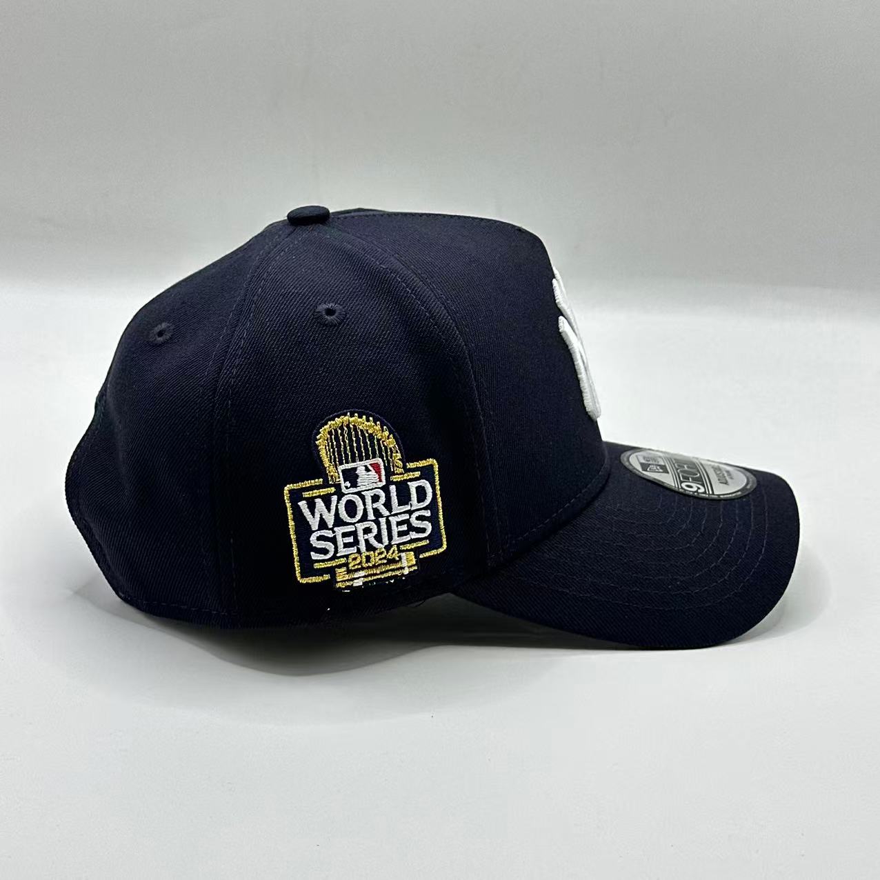 Black New York Yankees 2024 World Series SP A Frame Snapback - view 2