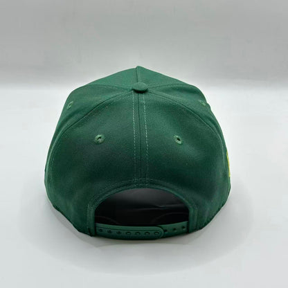 Green Los Angeles Dodgers 2024 World Series SP A Frame Snapback - view 3