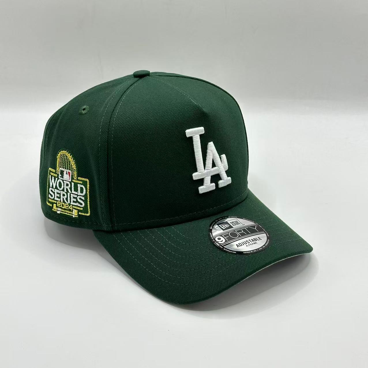 Green Los Angeles Dodgers 2024 World Series SP A Frame Snapback