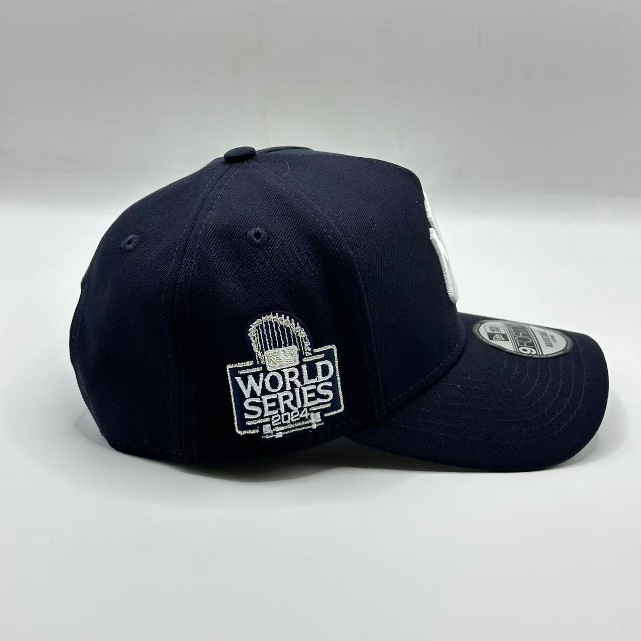 Black New York Yankees 2024 World Series SP A Frame Snapback - view 2