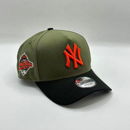 Olive Green Black New York Yankees World Series SP A Frame Snapback