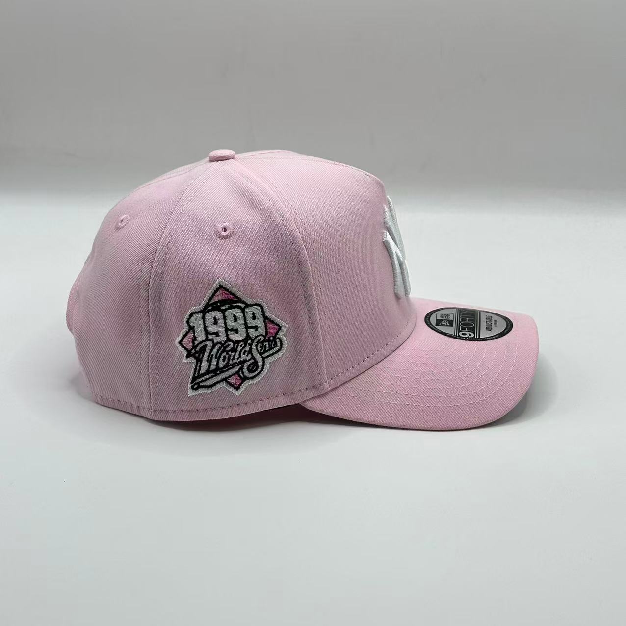 Pink New York Yankees 1999 World Series SP A Frame Snapback - view 4