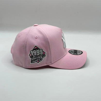 Pink New York Yankees 1999 World Series SP A Frame Snapback - view 4
