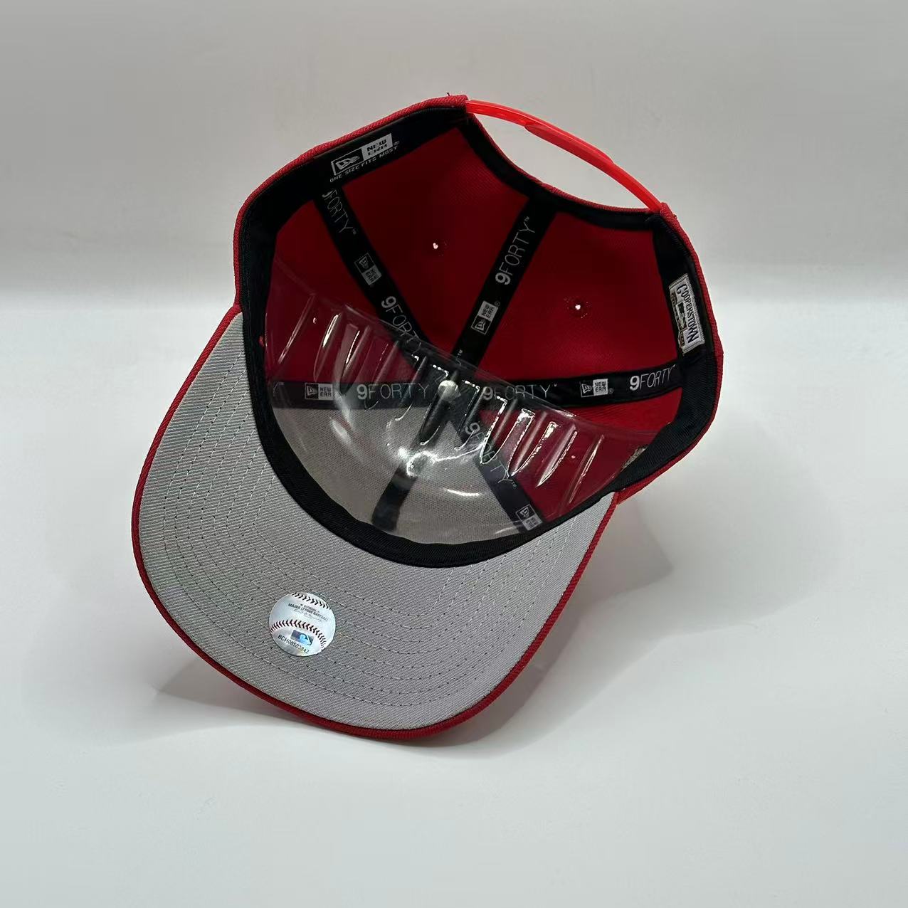 Red Los Angeles Dodgers 2024 World Series SP A Frame Snapback - view 5