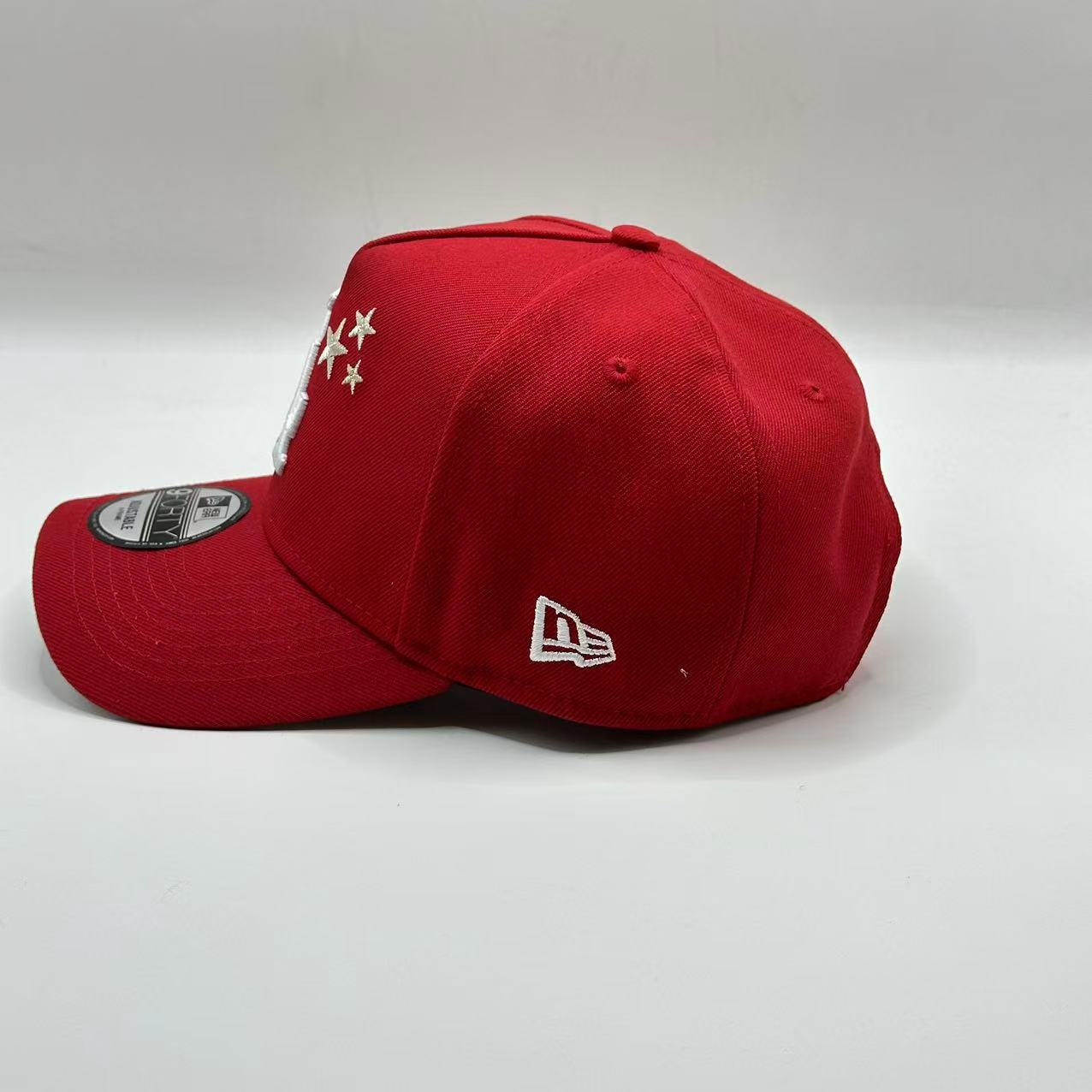 Red Los Angeles Dodgers 2024 World Series SP A Frame Snapback - view 2