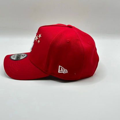Red Los Angeles Dodgers 2024 World Series SP A Frame Snapback - view 2